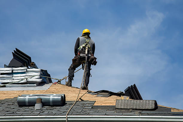 Professional Gutter Installation technician working in Oakwood, OH